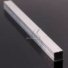 O CNC 6000 séries da elevada precisão de prata dos perfis de alumínio do tubo personaliza o comprimento