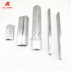 Os grandes perfis de alumínio de prata anodizados dobram o perfil de alumínio para o caso do voo